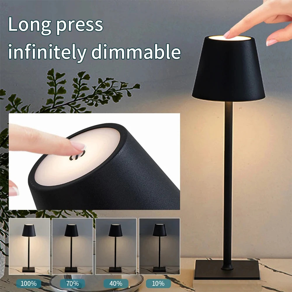 Lampe de chevet LED rechargeable