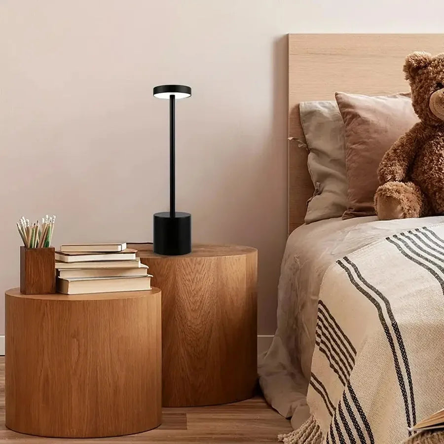 Lampe de chevet LED avec capteur tactile dimmable