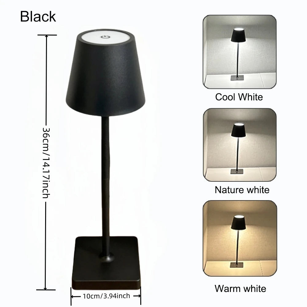 Lampe de chevet LED rechargeable