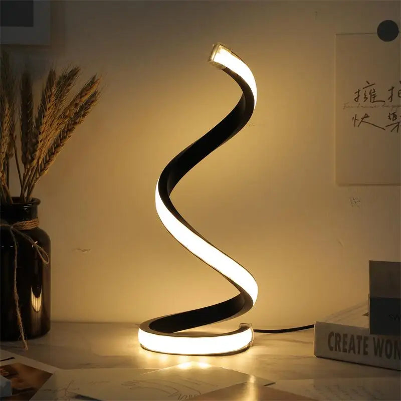 Lampe de chevet LED, style moderne, luminosité tricolore
