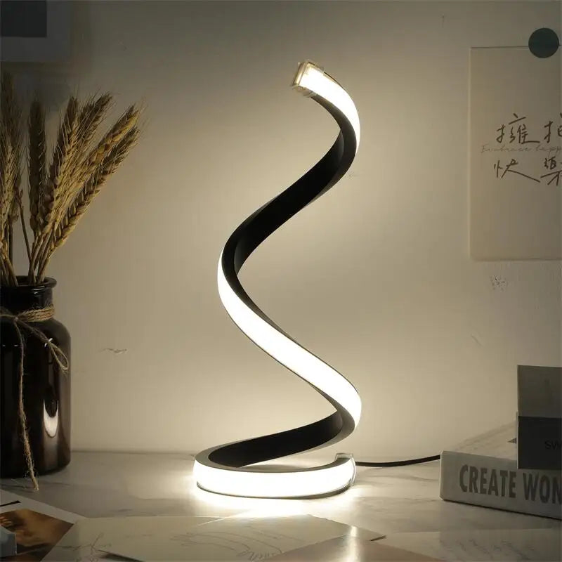 Lampe de chevet LED, style moderne, luminosité tricolore