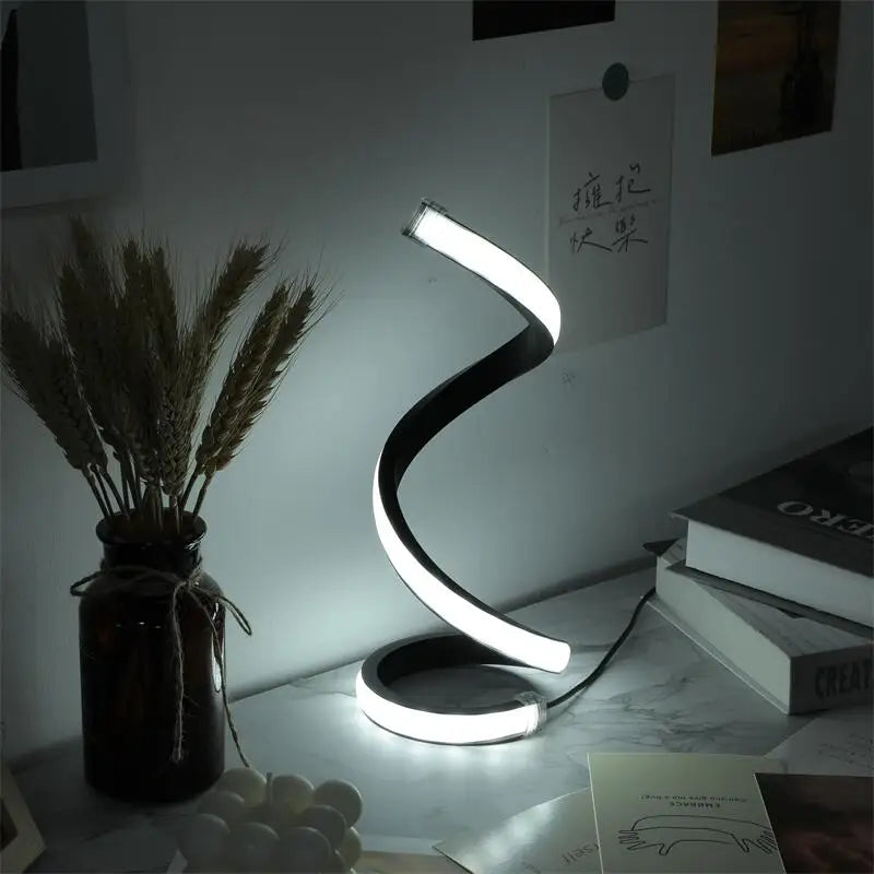 Lampe de chevet LED, style moderne, luminosité tricolore