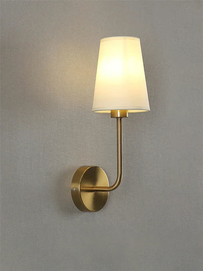 Applique Murale Minimaliste en Lin au Design Nordique Moderne