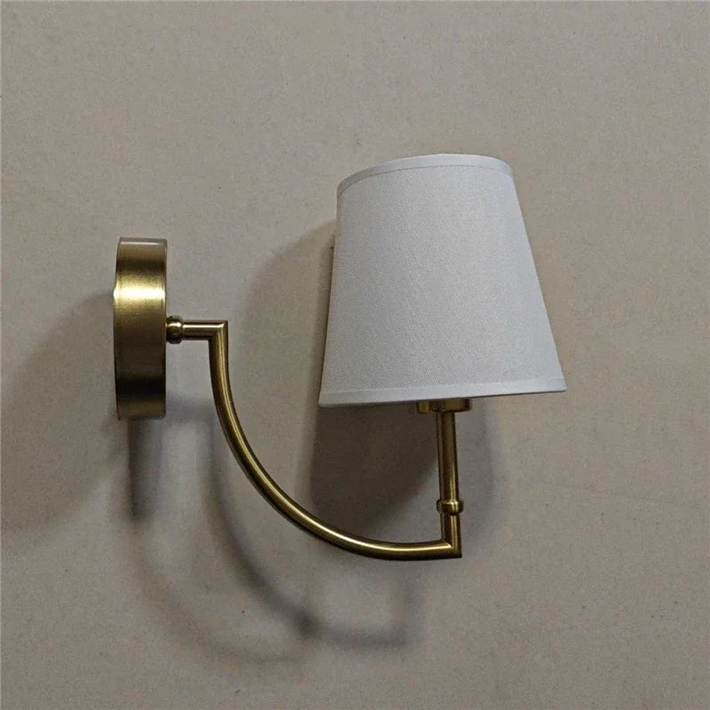 Applique Murale Minimaliste en Lin au Design Nordique Moderne