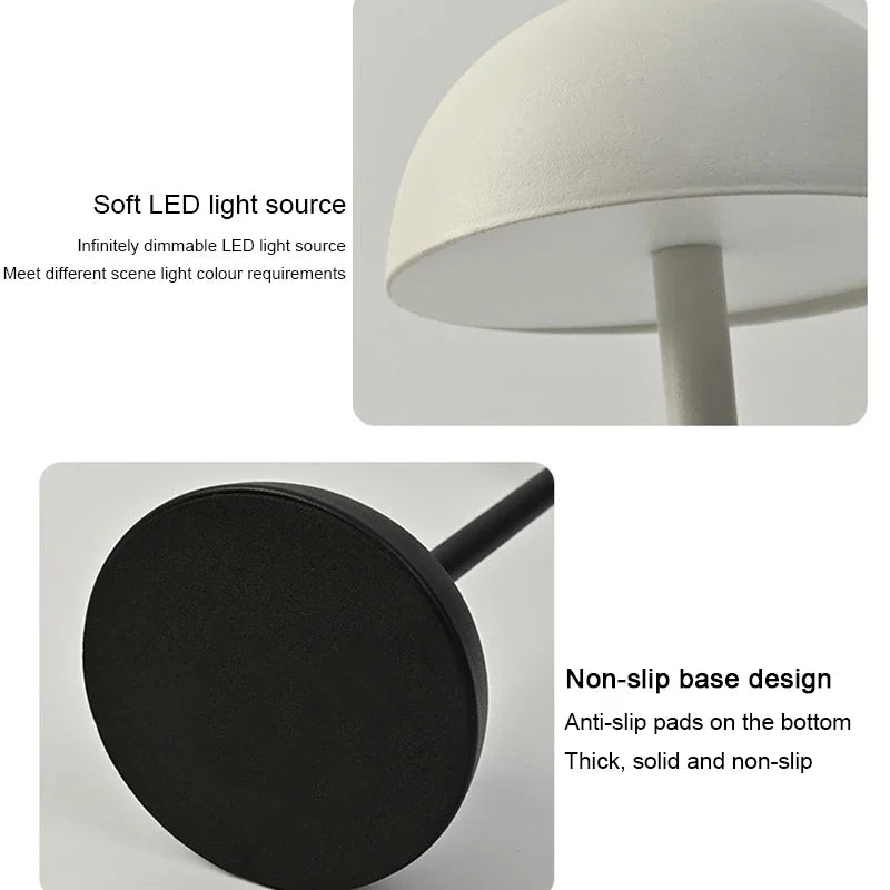 Lampe de chevet LED nordique